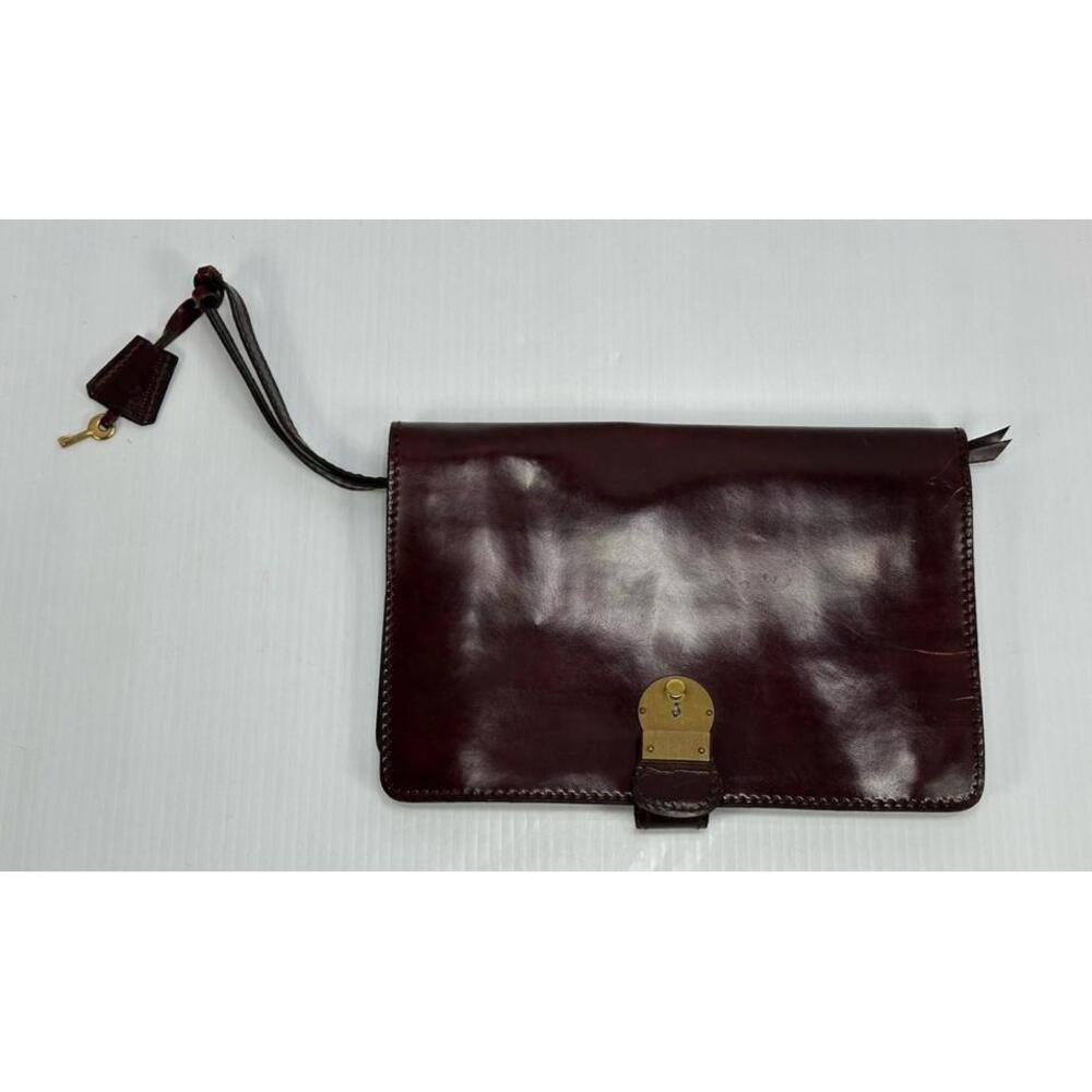 Vintage Leather Handbag Made‎ In Italy Original Key Needs Repair